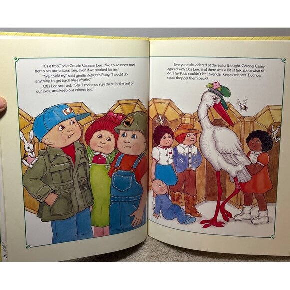 Cabbage Patch Kids The Great Rescue Hardcover Storybook Parker Brothers 1984 - Picture 5 of 5